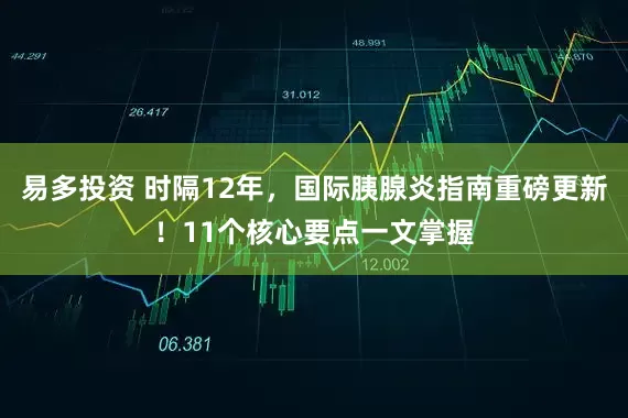 易多投资 时隔12年，国际胰腺炎指南重磅更新！11个核心要点一文掌握