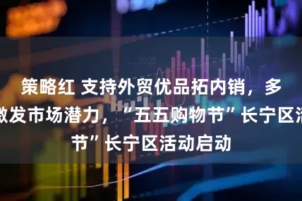 策略红 支持外贸优品拓内销，多措并举激发市场潜力，“五五购物节”长宁区活动启动
